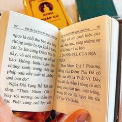 Combo 5 Cuốn Kinh Mini Địa tạng - Sám hối - Phổ môn - Địa tạng - Pháp Cú - Vô lượng thọ ( Khổ nhỏ )