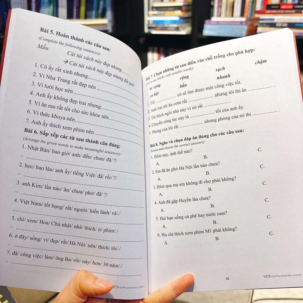 Tiếng Việt 123 (Tiếng Việt Dành Cho Người Nhật) - ( Sách Bài Tập )