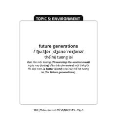 Thần Cứu Tinh Từ Vựng IELTS Kỹ Năng Nói Và Viết, IELTS Speaking & Writting Task 2, Dành Cho Band A1-B2 - Tập 1