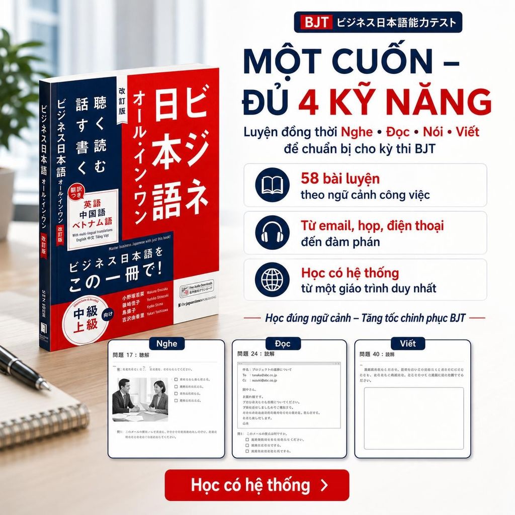 BJT all in one (nghe nói đọc viết)