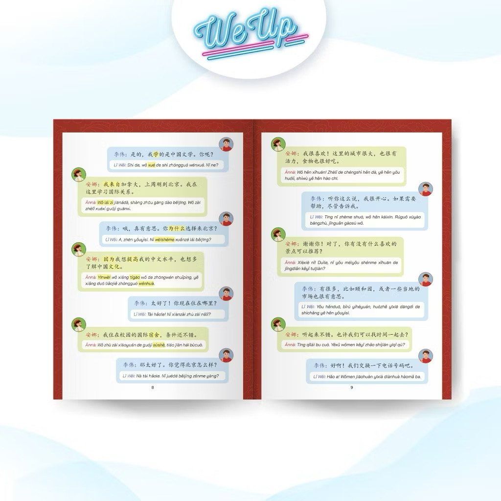 1000 từ vựng + 500 câu giao tiếp song ngữ Anh - Trung