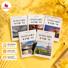 Combo Luyện Viết Kanji N5-N1 ( có tặng bút)