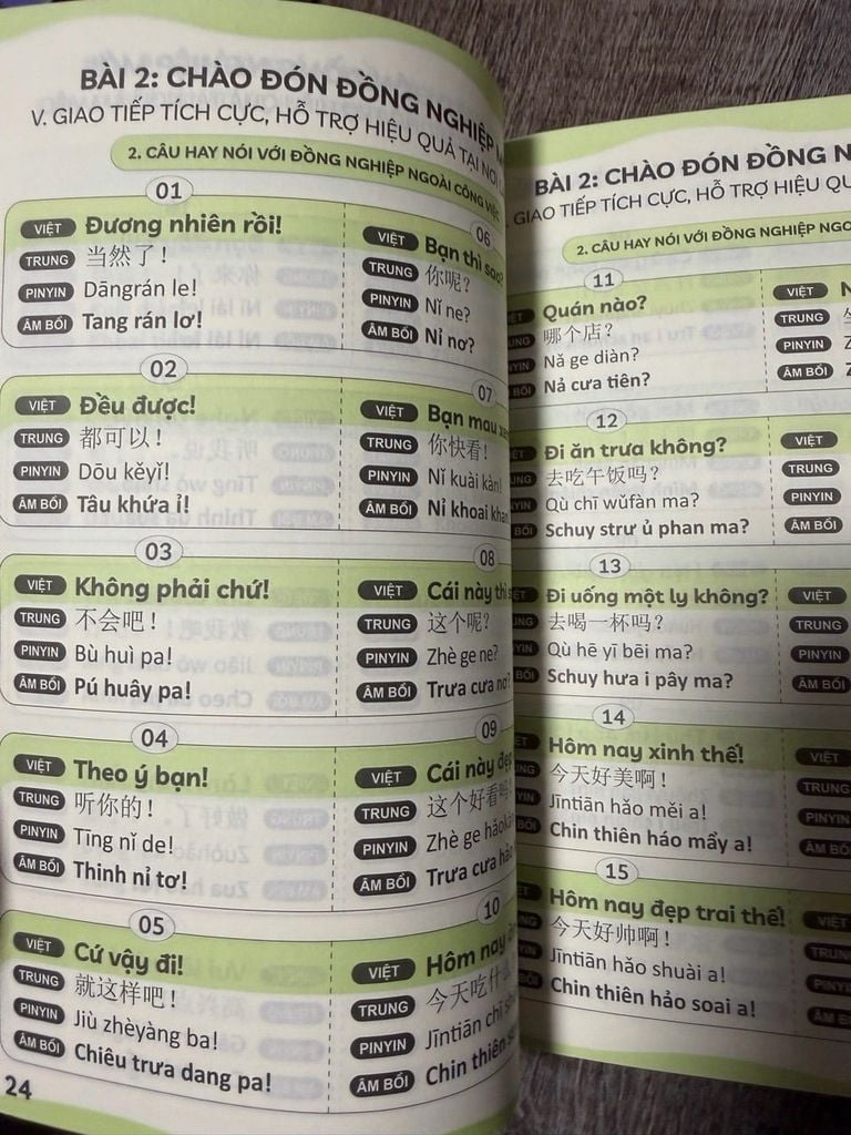 Combo Tiếng Trung Đi Làm Thực Tế