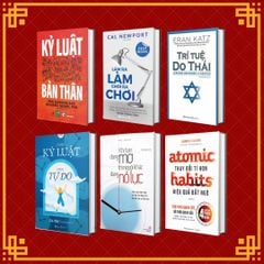 Combo sách: Kỷ Luật Bản Thân + Làm Ra Làm Chơi Ra Chơi + Trí Tuệ Do Thái + Càng Kỷ Luật Càng Tự Do + Khi Bạn Đang Mơ Thì Người Khác Đang Nỗ Lực + Thay Đổi Tí Hon Hiệu Quả Bất Ngờ