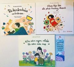 Combo sách tô màu: Tôi bị cảm hoá ra là do em+ Chưa kịp lớn đã phải trưởng thành+ Bữa cơm ngon nhất là cơm của mẹ