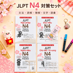 Combo Kỳ thi Kỳ Thi Năng Lực Nhật Ngữ JLPT - N4 Point & Practice