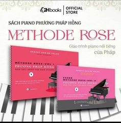 Sách Piano Methode Rose Phương Pháp Hồng -Giáo trình piano nổi tiếng của Pháp