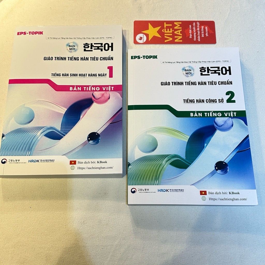 Giáo Trình Tiếng Hàn EPS Topik mới 2025 (Bản Việt Hàn)
