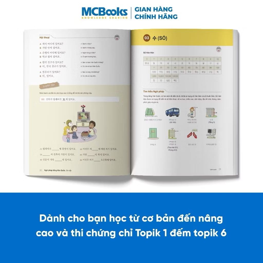 Combo Ngữ Pháp Tiếng Hàn (Sơ-Trung-Cao cấp)
