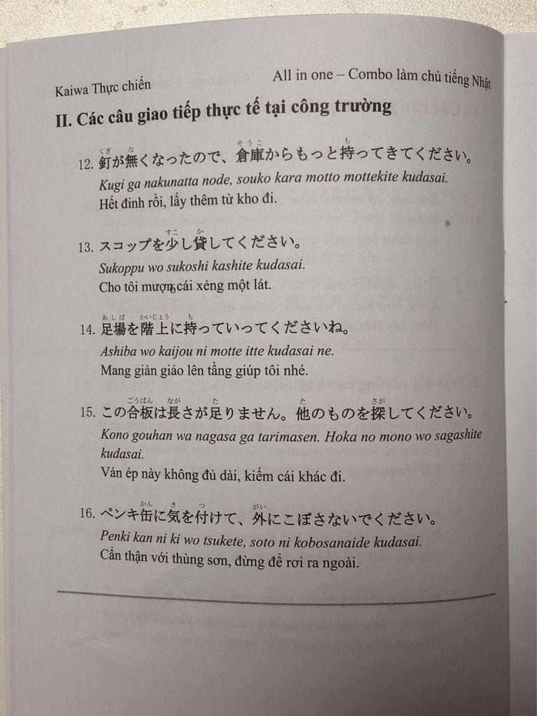 Bí Kíp Kaiwa Thực Tế Trong Đời Sống