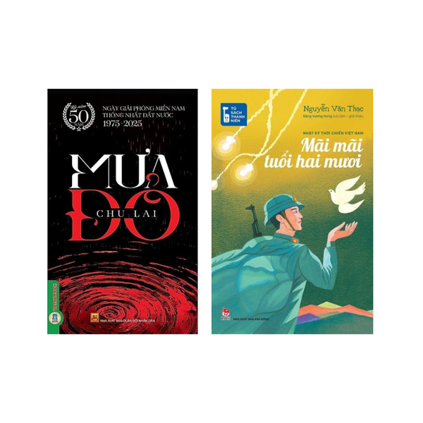Combo sách: Mưa Đỏ + Mãi Mãi Tuổi Hai Mươi