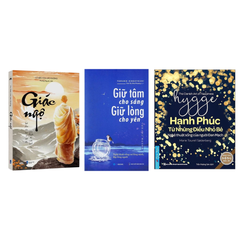 Combo sách: Giác Ngộ - Số Phận Của Bạn Sẽ Bắt Đầu Xoay Chuyển Từ Cuốn Sách Này + Giữ Tâm Cho Sáng, Giữ Lòng Cho Yên + Hạnh Phúc Từ Những Điều Nhỏ Bé - Nghệ Thuật Sống Của Người Đan Mạch