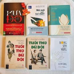 Combo sách ( Mưa Đỏ + Mãi Mãi Tuổi Hai Mươi + Búp Sen Xanh +Tuổi Thơ Dữ Dội + Bông Sen Vàng )