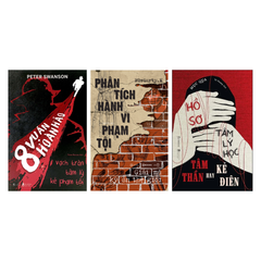 Combo sách: 8 Vụ Án Hoàn Hảo - Vạch Trần Tâm Lý Kẻ Phạm Tội + Phân Tích Hành Vi Phạm Tội + Hồ Sơ Tâm Lý Học Tâm Thần Hay Kẻ Điên