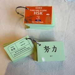 Combo Flashcard Từ Vựng Tiếng Trung HSK 1 + HSK 2 + HSK 3 - Giáo Trình Chuẩn (600 từ)