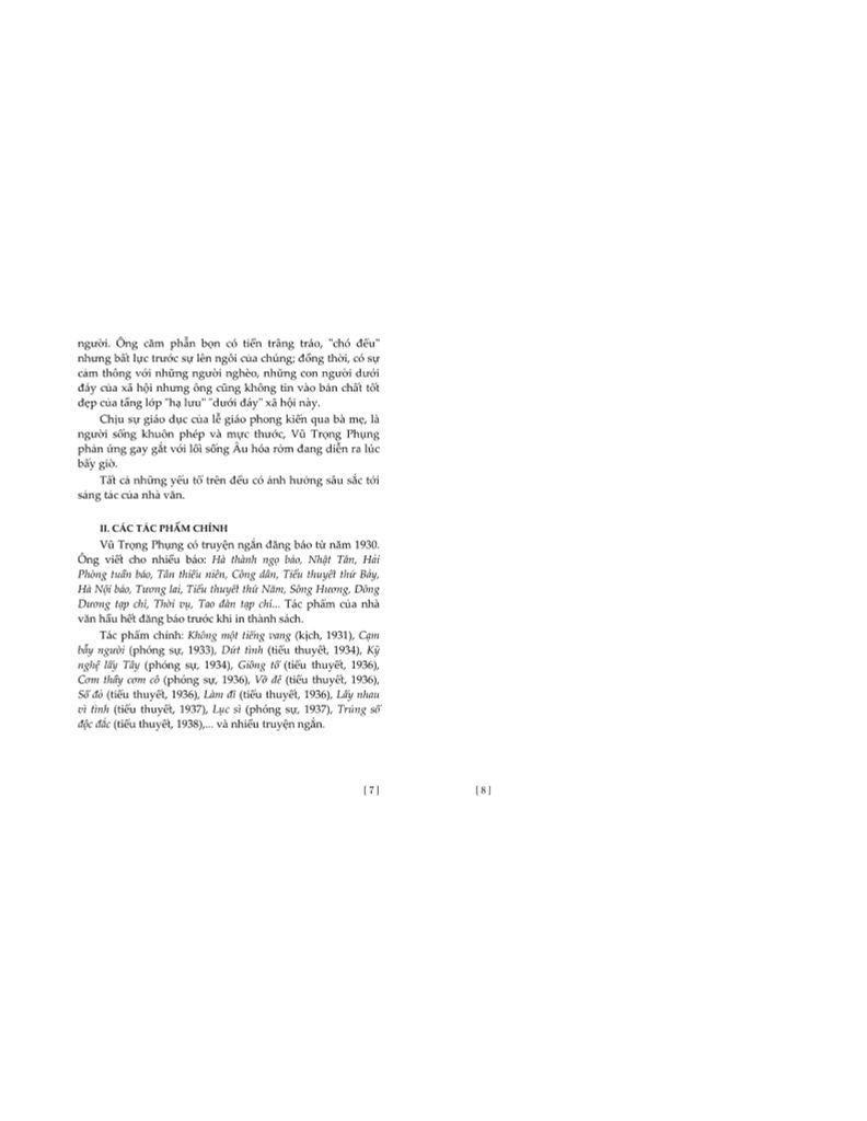 Tuyển Tập Vũ Trọng Phụng (Tái Bản 2025)