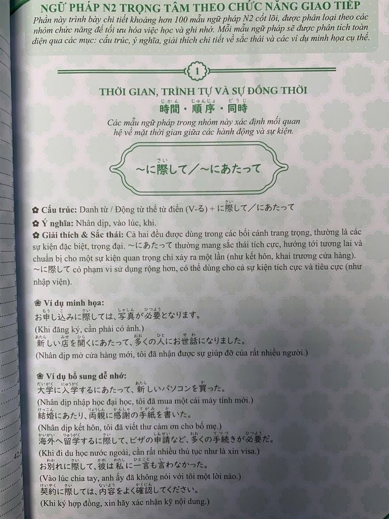 Chinh phục ngữ pháp N2 chi tiết và chuyên sâu