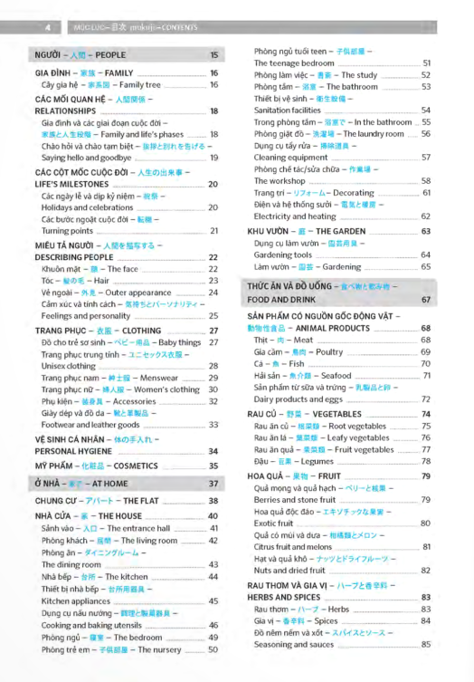 Pons General Reference - Trilingual Visual Dictionary Vietnamese - Japanese - English
