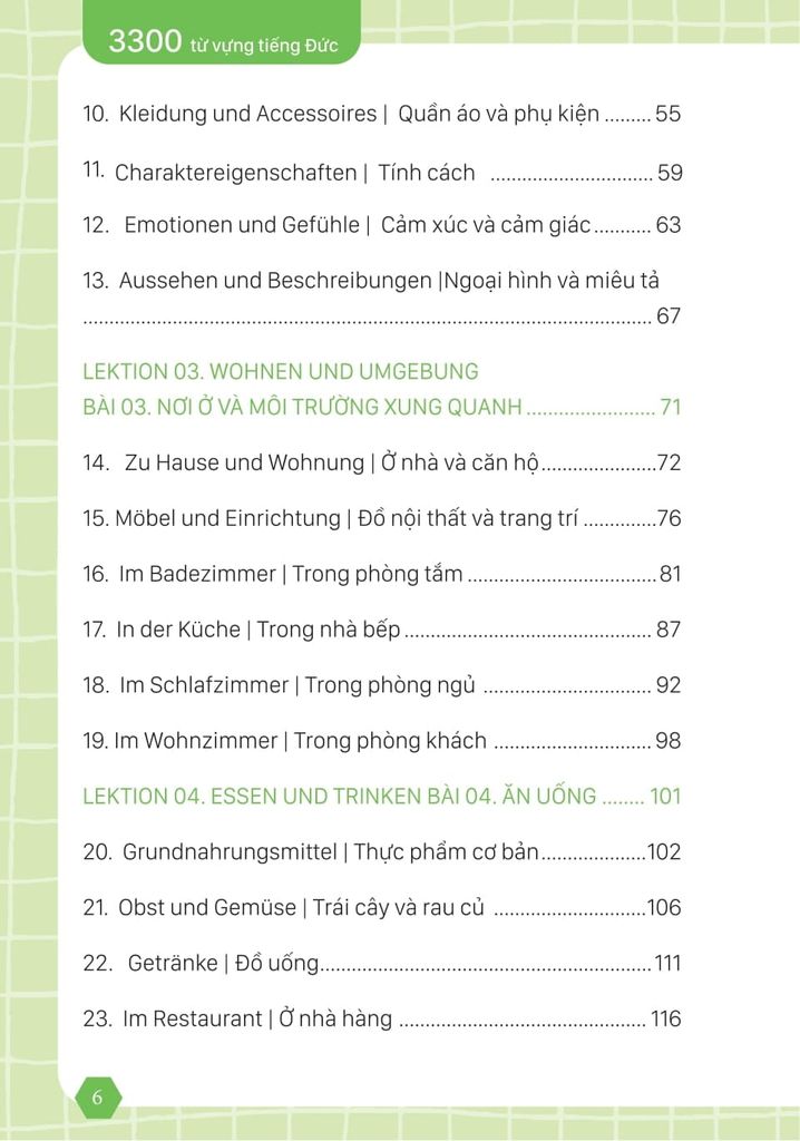 3300 Từ Vựng Tiếng Đức Thông Dụng Theo Chủ Đề Dành Cho Người Mới Bắt Đầu