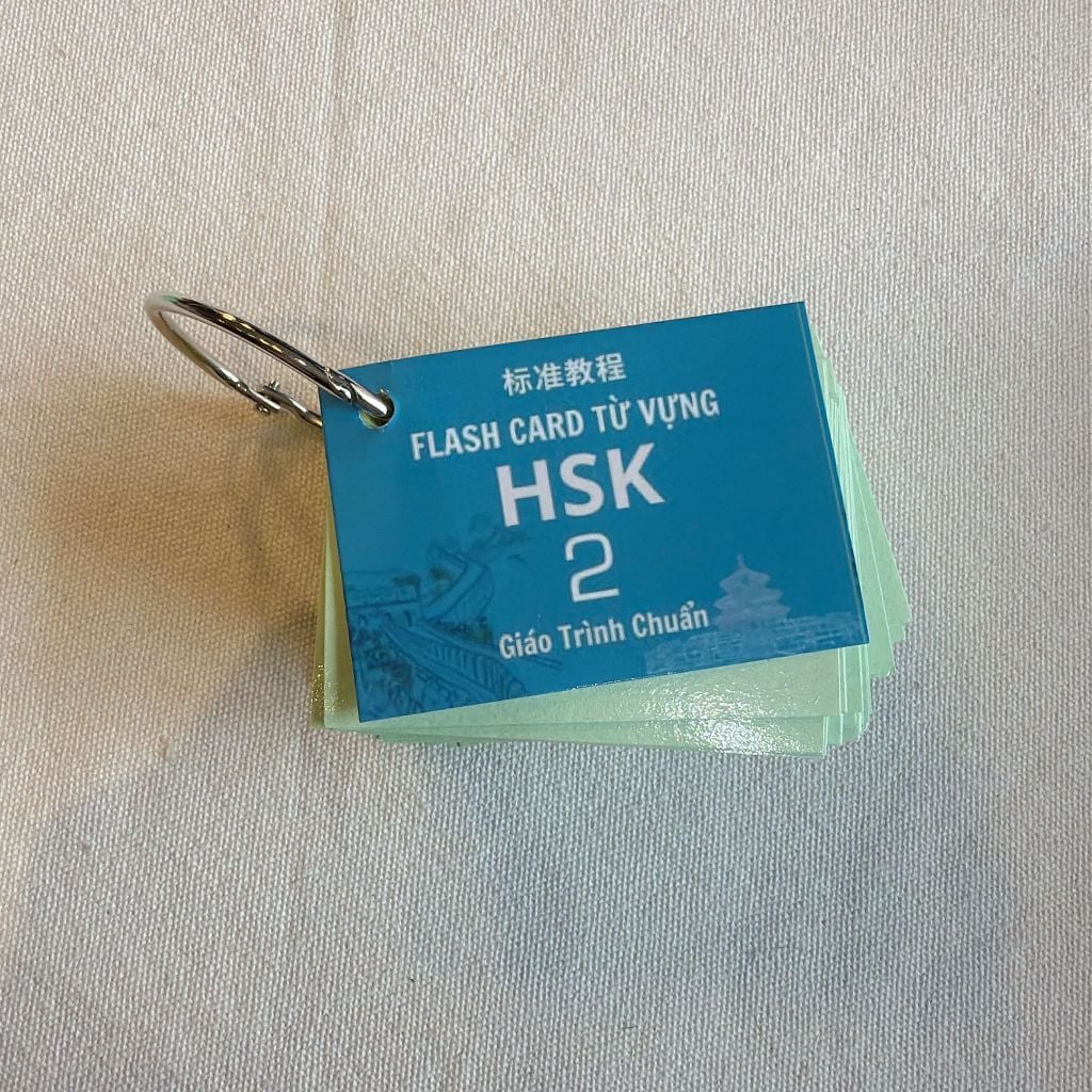 Flashcard Từ Vựng Tiếng Trung HSK 2 Giáo Trình Chuẩn