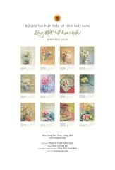 Lịch thư pháp Làng Mai 2026 - Lòng đất nở hoa trời