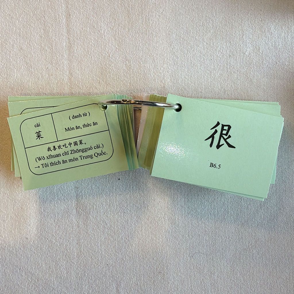 Flashcard Từ Vựng Tiếng Trung HSK 1 Giáo Trình Chuẩn