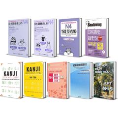Combo Sách Học và Luyện Thi Toàn Diện JLPT N4