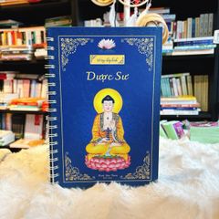 Sổ tay chép kinh in mờ kinh dược sư bìa cứng