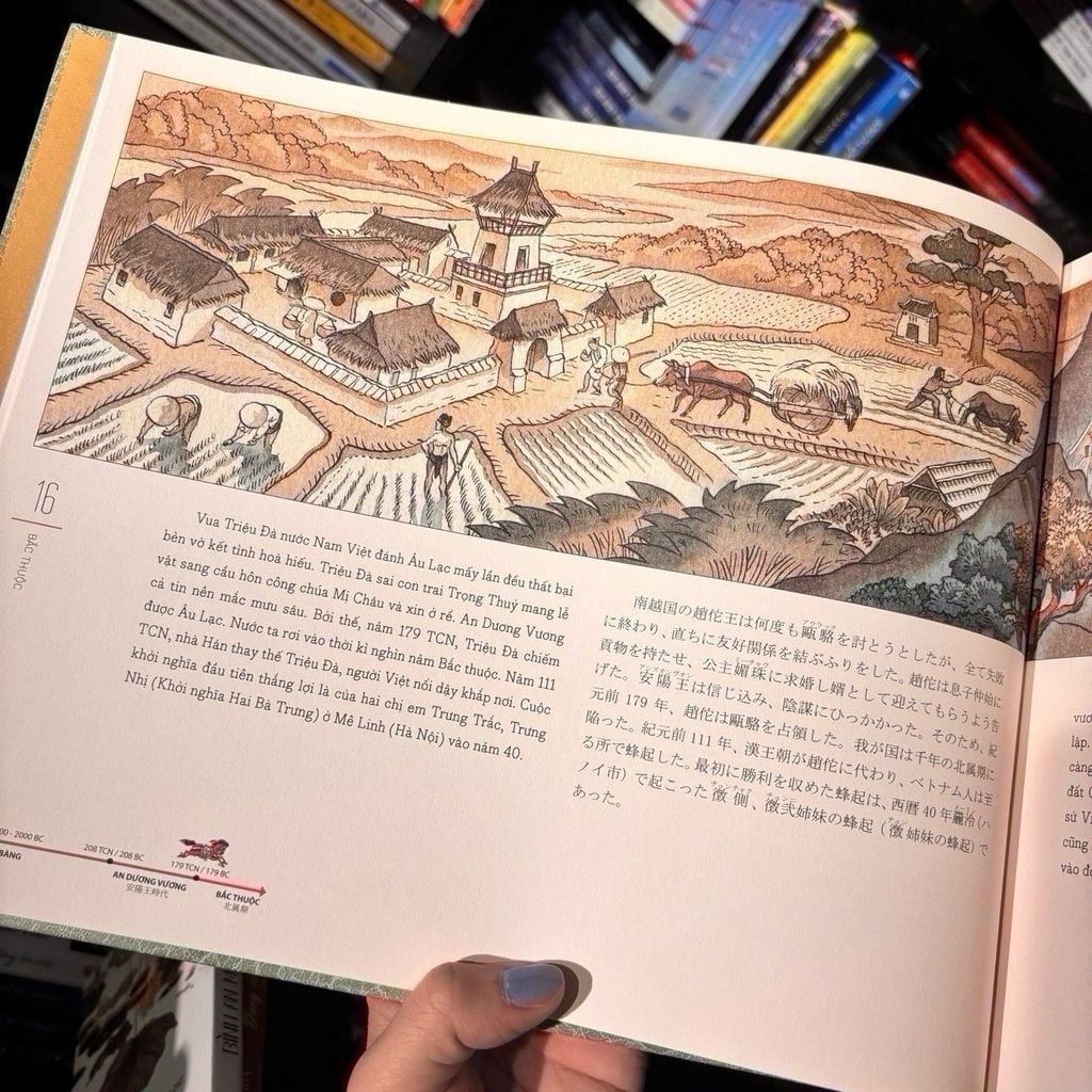 Sách Lược Sử Nước Việt Bằng Tranh (Song Ngữ Việt - Nhật)