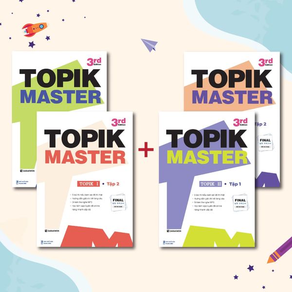 TOPIK MASTER - Luyện đề TOPIK I + TOPIK II