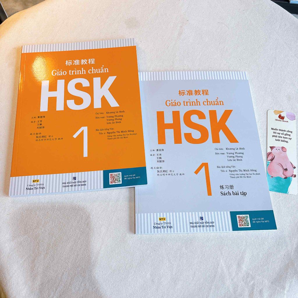 Combo Giáo Trình Chuẩn HSK 1 - Bài Học (Kèm 1 MP3) và Giáo Trình HSK1  - Sách Bài Tập (Kèm MP3)