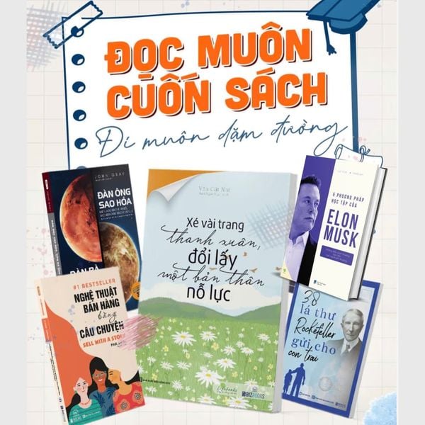 Combo đọc muôn cuốn sách, đi muôn dặm đường