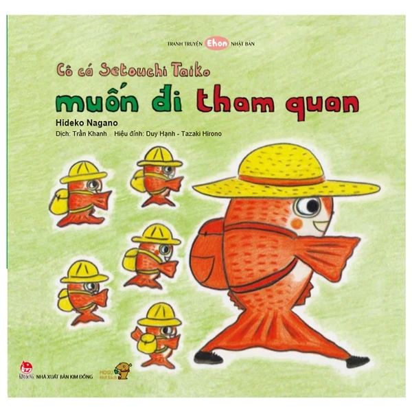 Ehon Nhật Bản - Cô Cá Setouchi Taiko Muốn Đi Tham Quan
