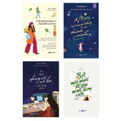 Combo sách Tĩnh lặng là dáng vẻ đẹp nhất của bạn + 1/5 Giây Để Rung Động Với Chính Mình + Tôi Thích Dáng Vẻ Nỗ Lực Của Chính Mình + Bớt Nghĩ Nhiều Để Yêu Mình Đúng Cách