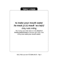 Thần Cứu Tinh Từ Vựng IELTS Kỹ Năng Nói Và Viết, IELTS Speaking & Writting Task 2, Dành Cho Band A1-B2 - Tập 1