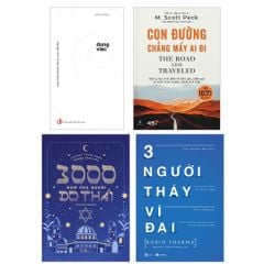 Combo sách: Đúng Việc + Con Đường Chẳng Mấy Ai Đi + 3000 Năm Của Người Do Thái + 3 Người Thầy Vĩ Đại