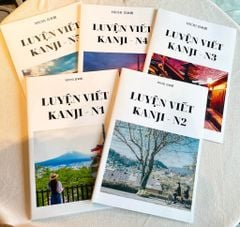 Combo Luyện Viết Kanji N5-N1 ( có tặng bút)