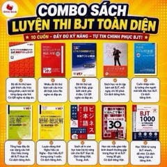 Combo BJT 10 quyển học thi toàn diện