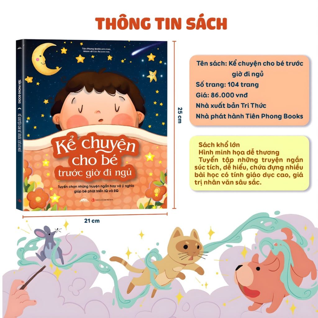 Sách - Kể Chuyện Cho Bé Trước Giờ Đi Ngủ ( Có 45 Truyện Ngắn) - Tuyển Chọn Những Truyện Ngắn Hay