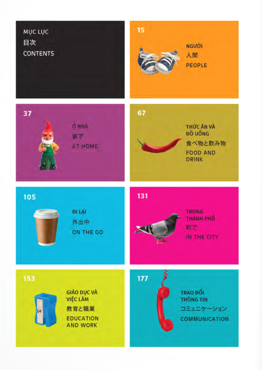 Pons General Reference - Trilingual Visual Dictionary Vietnamese - Japanese - English