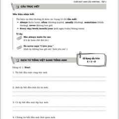 Chấp Bút 1000 Câu Writing Tập 1 – 60 Ngày Gieo Trồng Tư Duy Writing- Cải Thiện Kỹ Năng Viết [Kèm Audio]