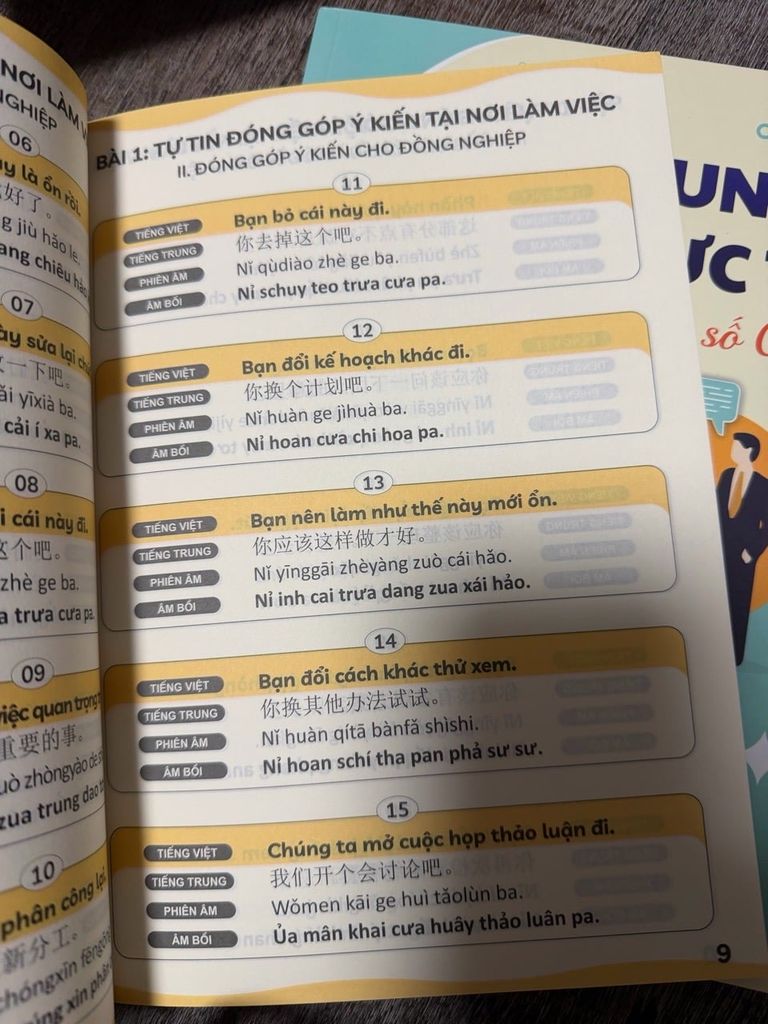Combo Tiếng Trung Đi Làm Thực Tế