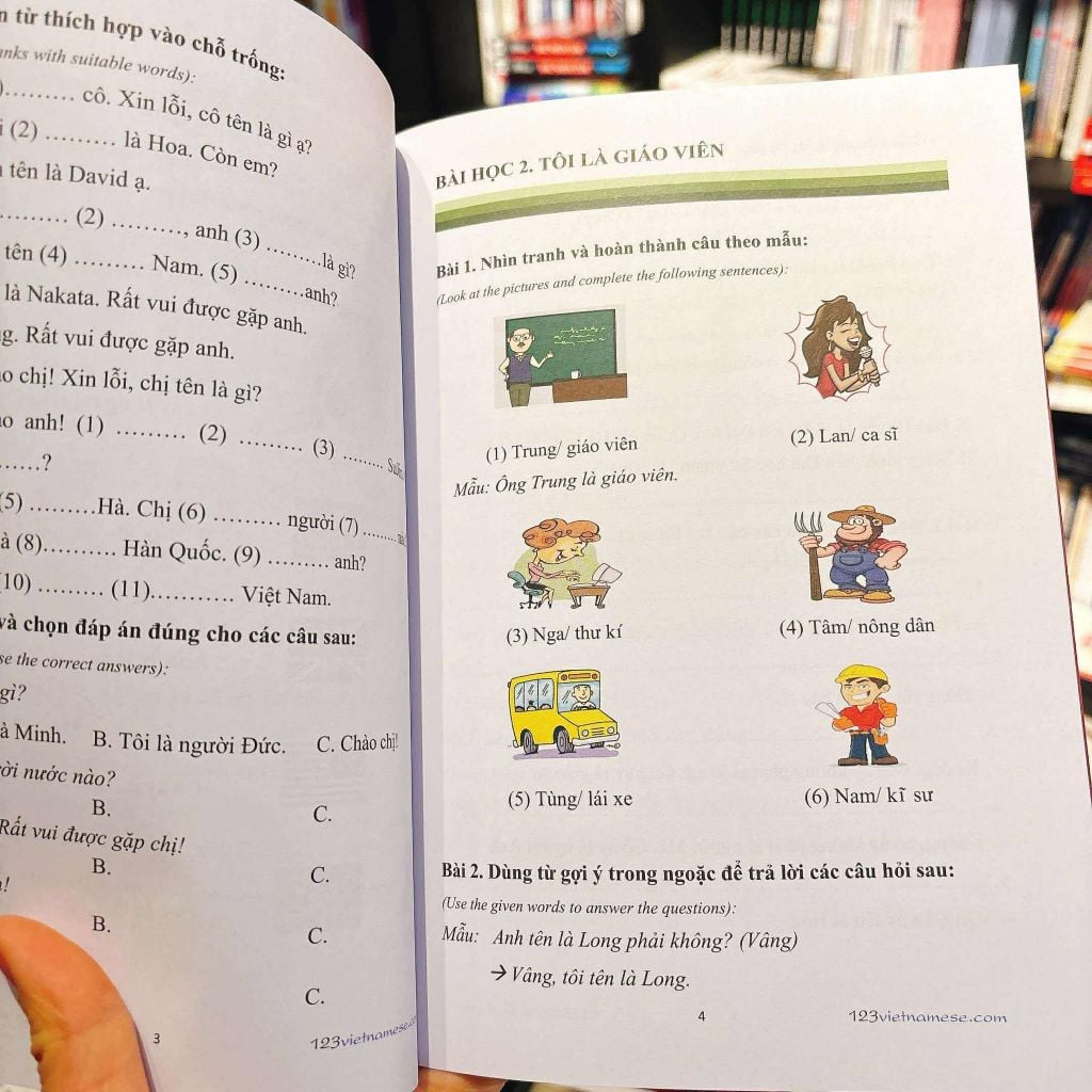 Tiếng Việt 123 (Tiếng Việt Dành Cho Người Nhật) - ( Sách Bài Tập )