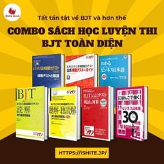 Combo sách học luyện thi BJT toàn diện