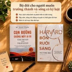 Combo : Con Đường Chẳng Mấy Ai Đi - Harvard Bốn Rưỡi Sáng