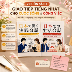 Combo 2 quyển kaiwa : Cuộc sống + Công việc