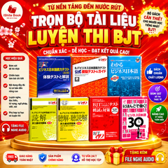 Combo sách học luyện thi BJT cơ bản