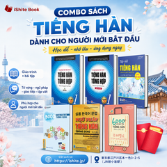 Combo Sách Học Tiếng Hàn Dành Cho Người Mới Bắt Đầu (Tặng kèm bút luyện viết)