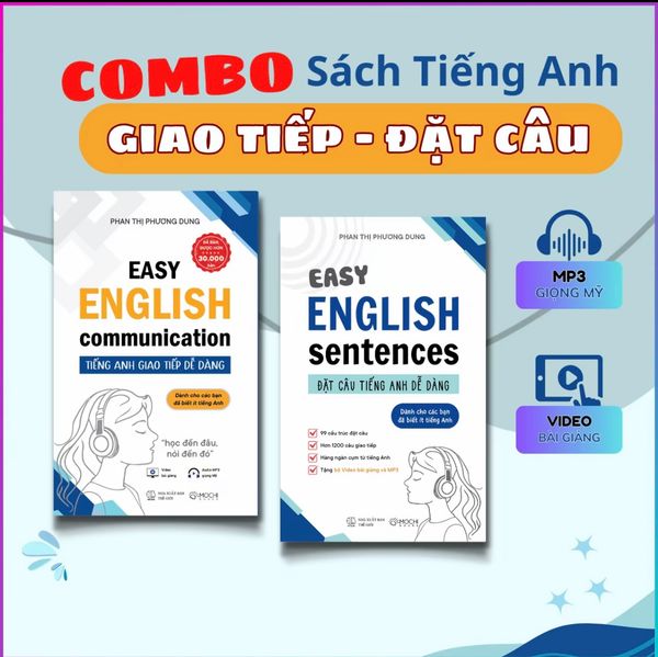 Combo Tiếng Anh Giao Tiếp và Đặt Câu Dễ Dàng