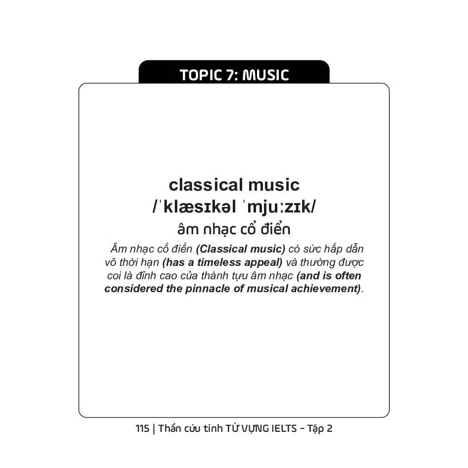 Thần Cứu Tinh Từ Vựng IELTS Kỹ Năng Nói Và Viết, IELTS Speaking & Writting Task 2, Dành Cho Band A1-B2 - Tập 2